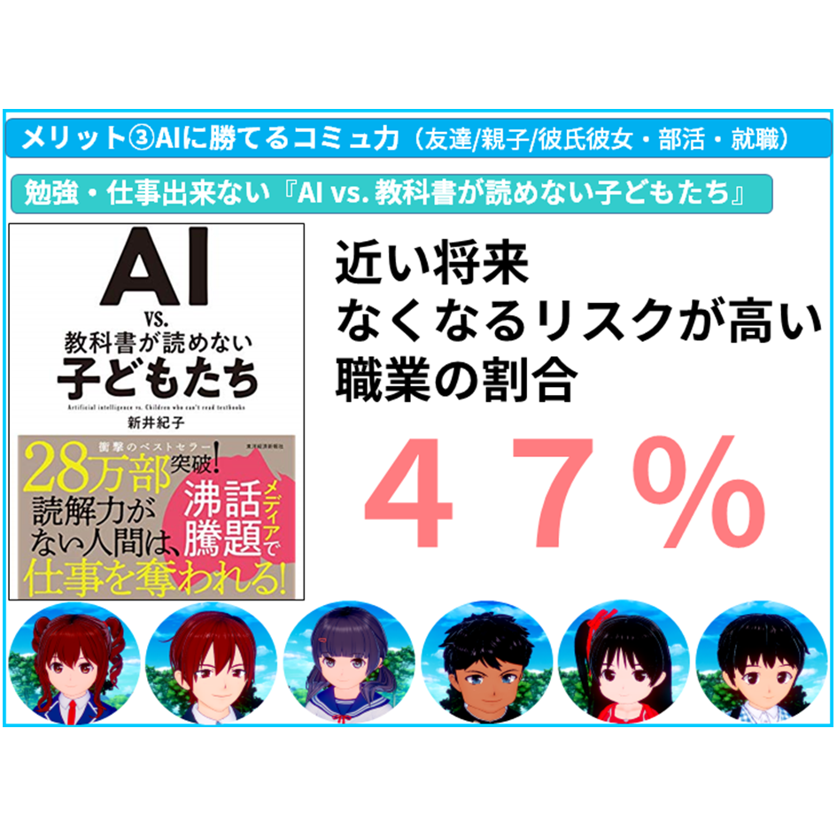 【国語 苦手】読解力・コミュ力不足は、AI時代の世界的な課題です！　【全教科偏差値・仕事力・人間関係UPの勉強法・仕事術】【#読解力筋トレ （読解力・コミュ力・リーダーシップ向上）】#かてこく先生 #きしゃこく　③－２－１０