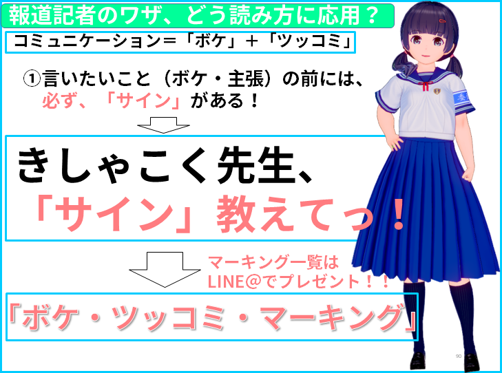 読み方　サイン教えて