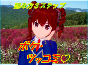 読み方３ステップ　ボケツッコミしていこう