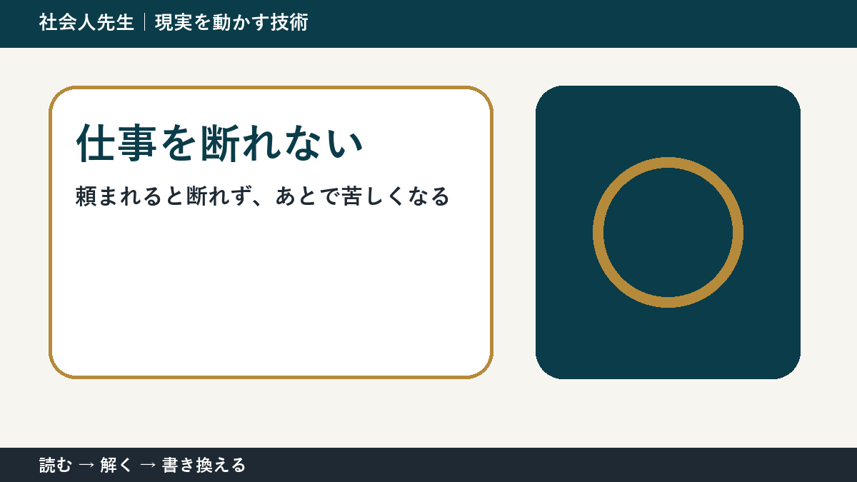急な依頼を断れないとき｜自分の締切も守る伝え方