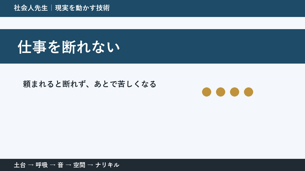 急な依頼を断れないとき｜自分の締切も守る伝え方