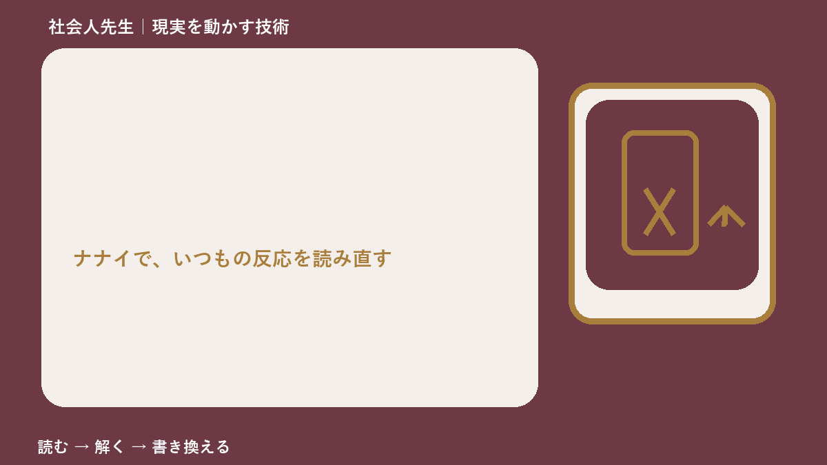 失敗が怖くて挑戦できないとき、どうする？｜事実と解釈を分ける