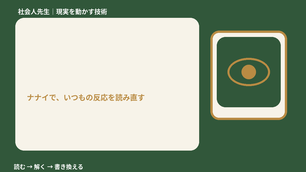 LINEで、SNSを見ると人と比べて疲れるとき、どうする？｜事実と解釈を分ける