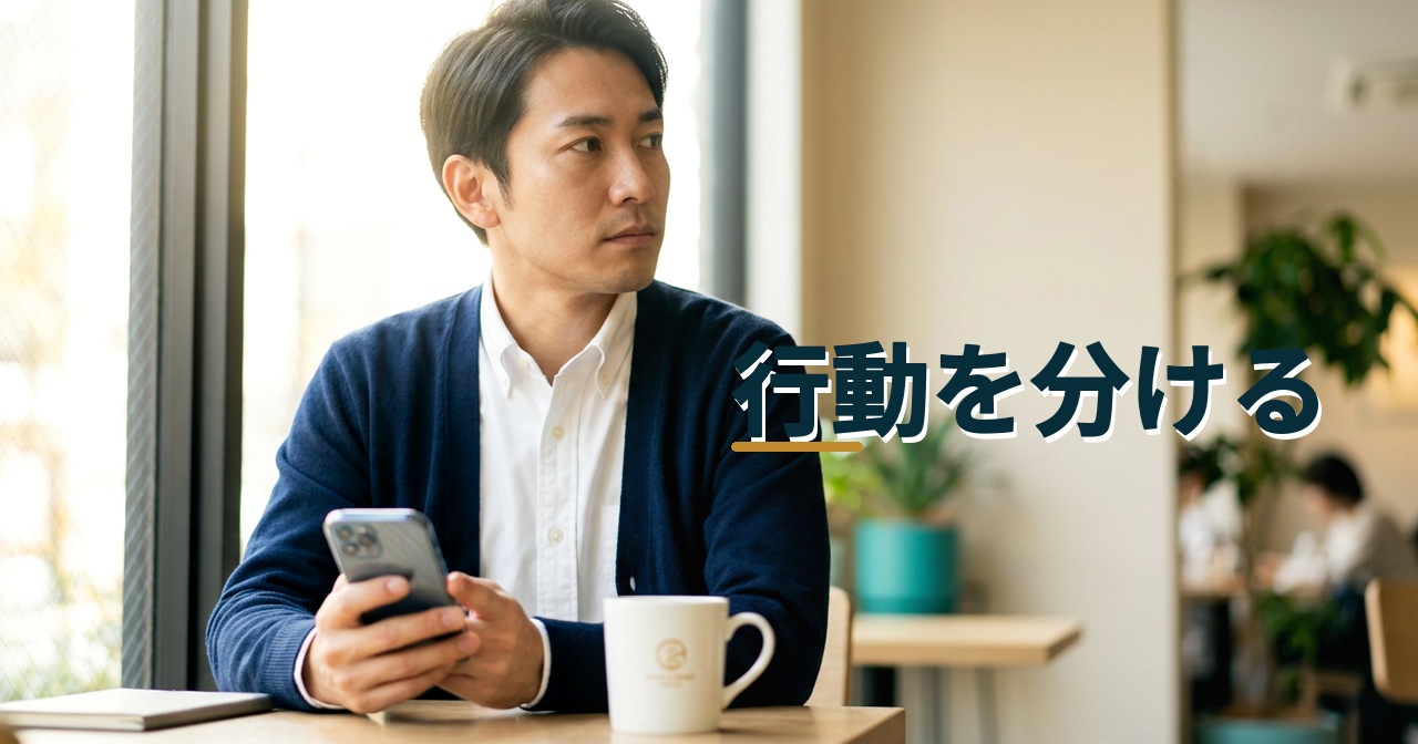 行動を分ける
