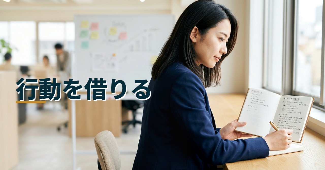 行動を借りる