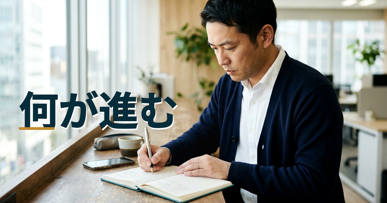何が進む