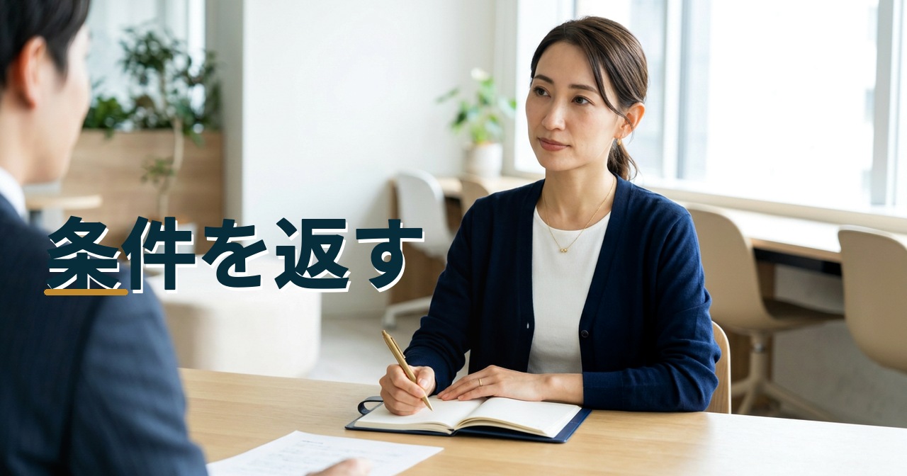 条件を返す