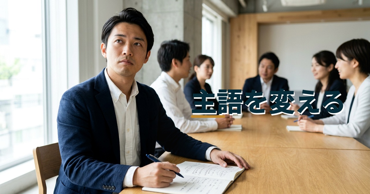 主語を変える