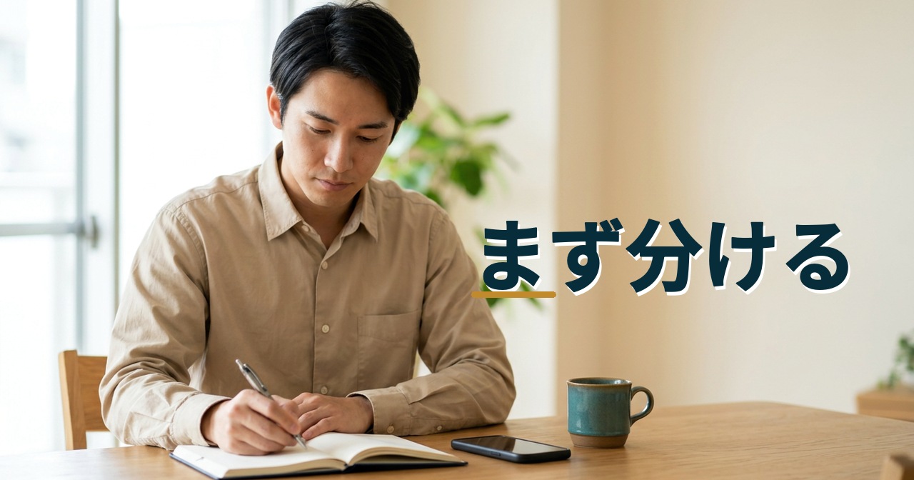 まず分ける