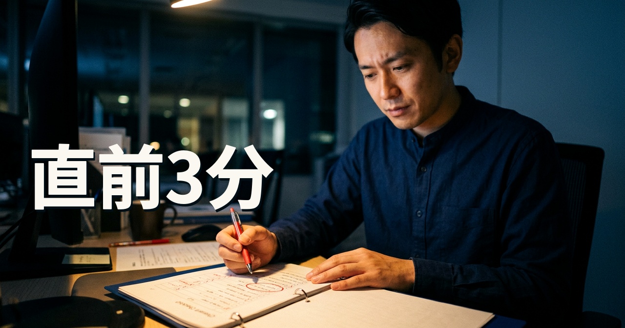 直前3分