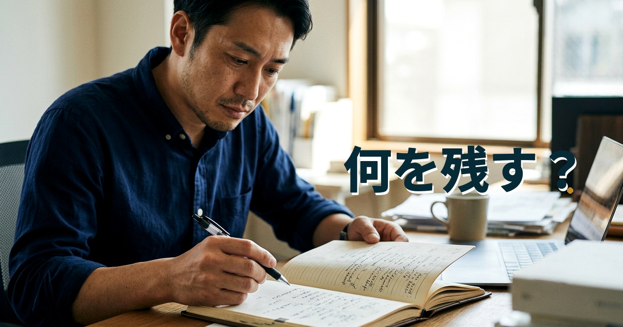 何を残す？
