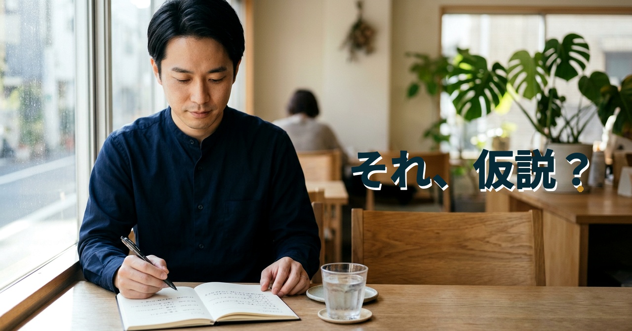 それ、仮説?