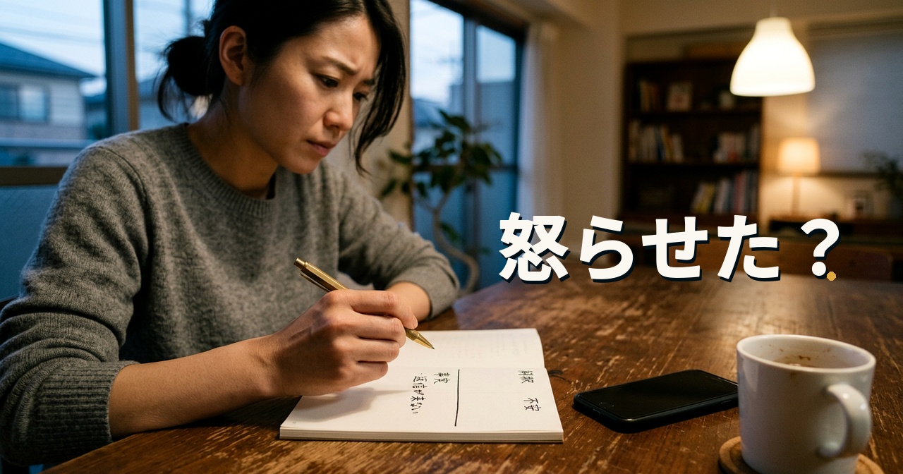 怒らせた？
