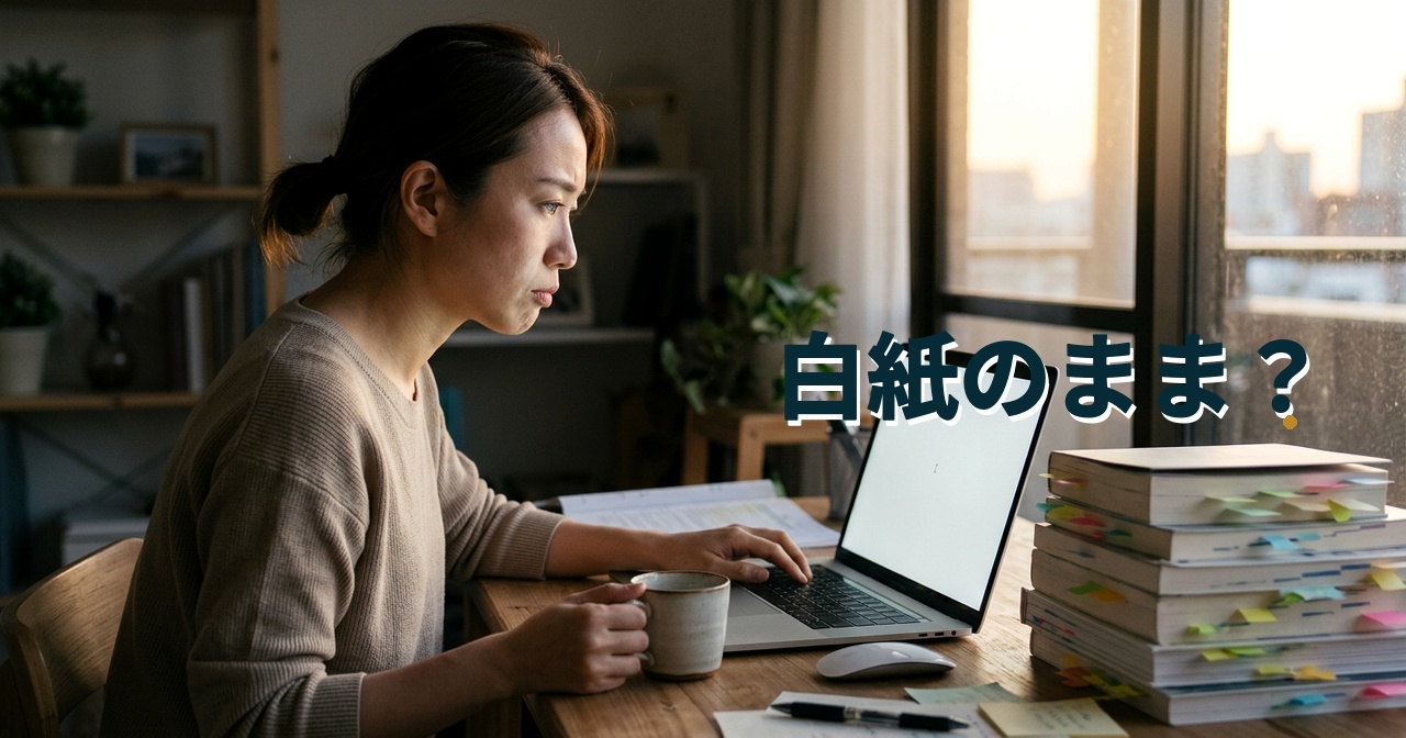白紙のまま?