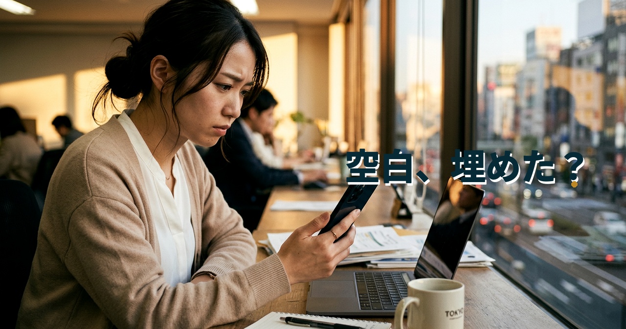空白、埋めた？