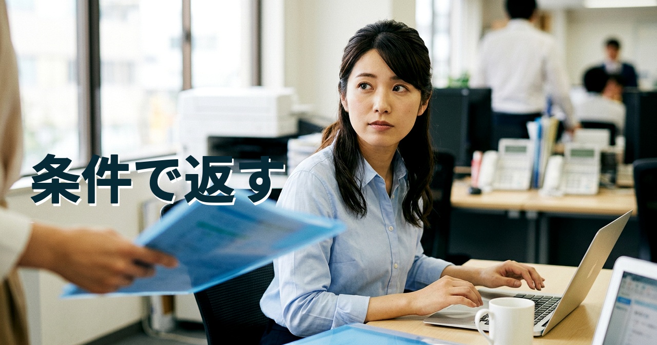 条件で返す