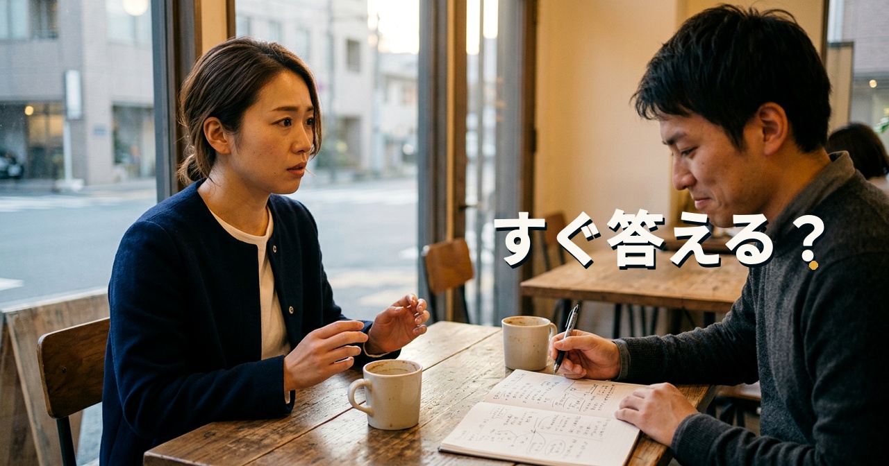 すぐ答える?