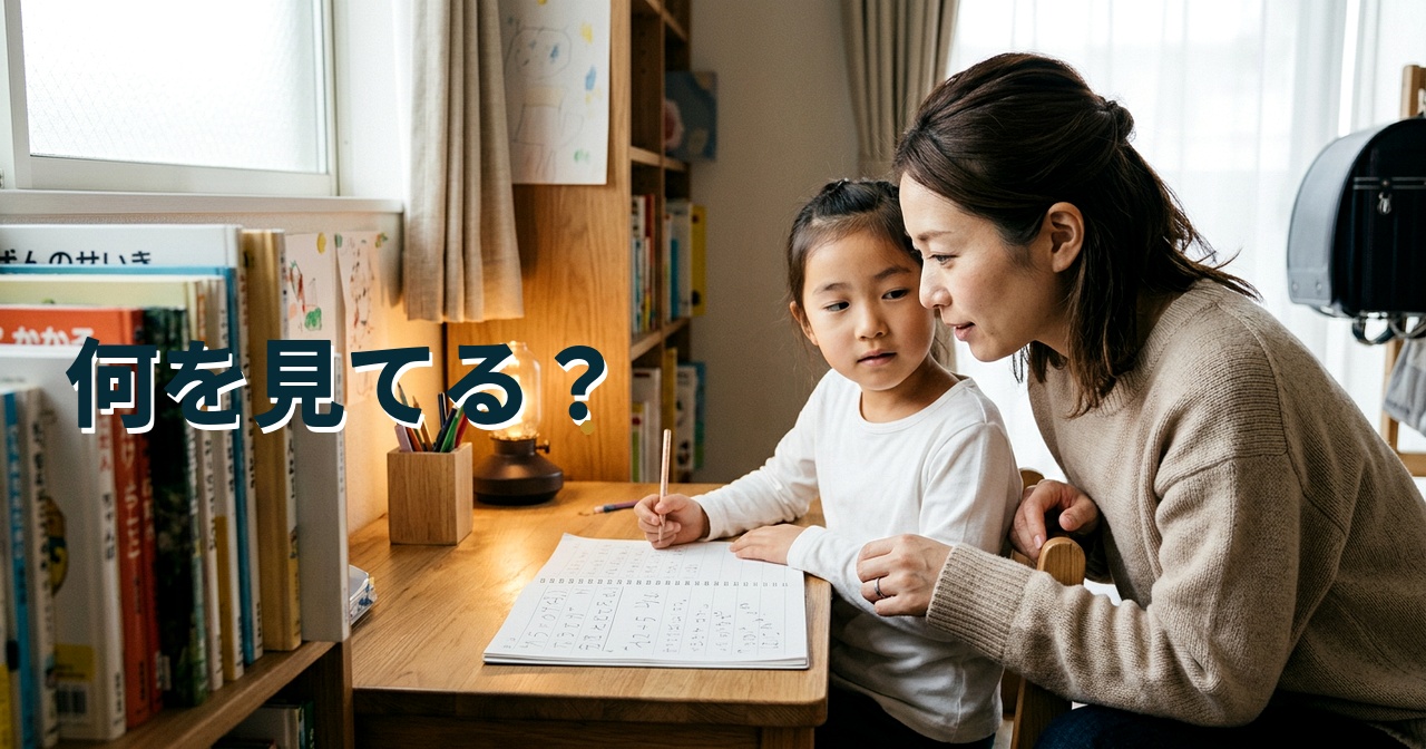 何を見てる？