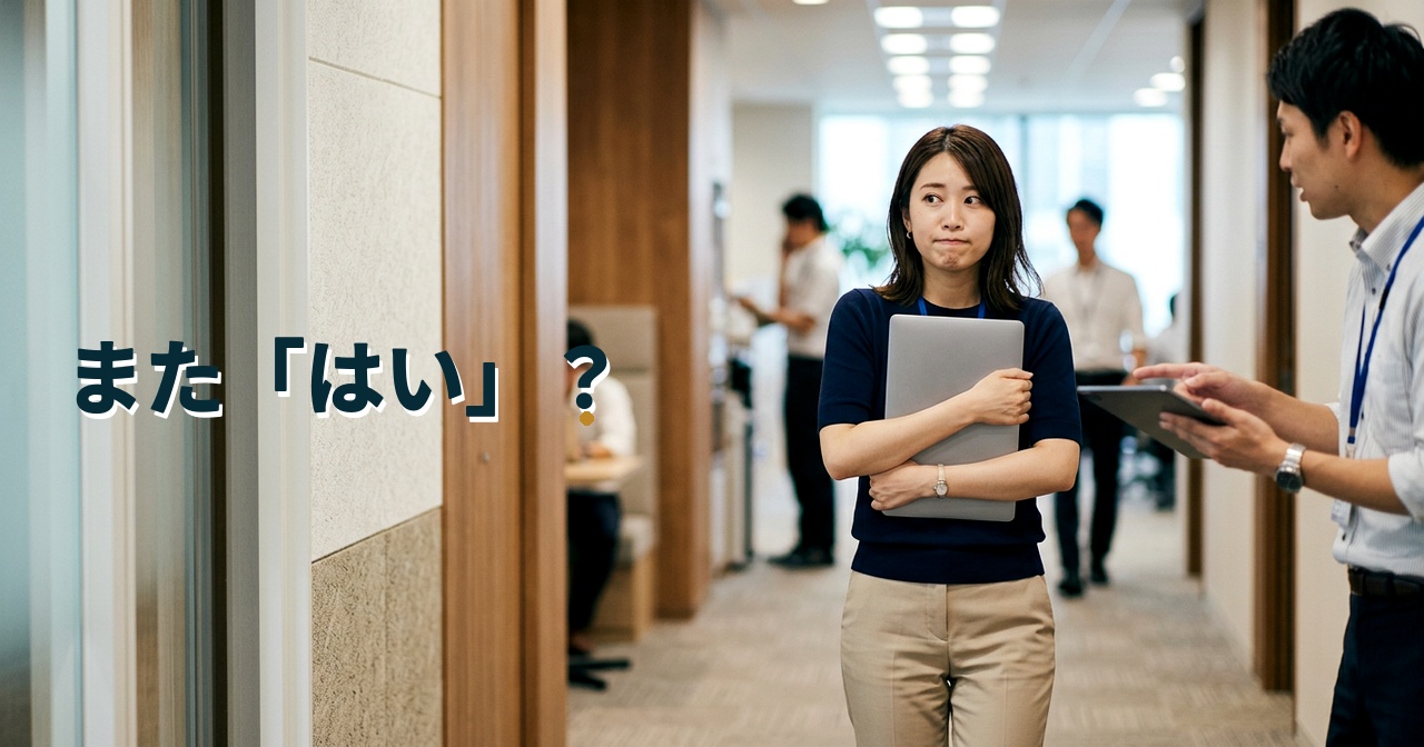 また「はい」？