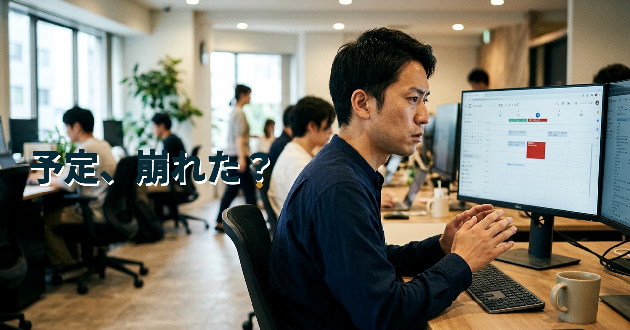 予定、崩れた?