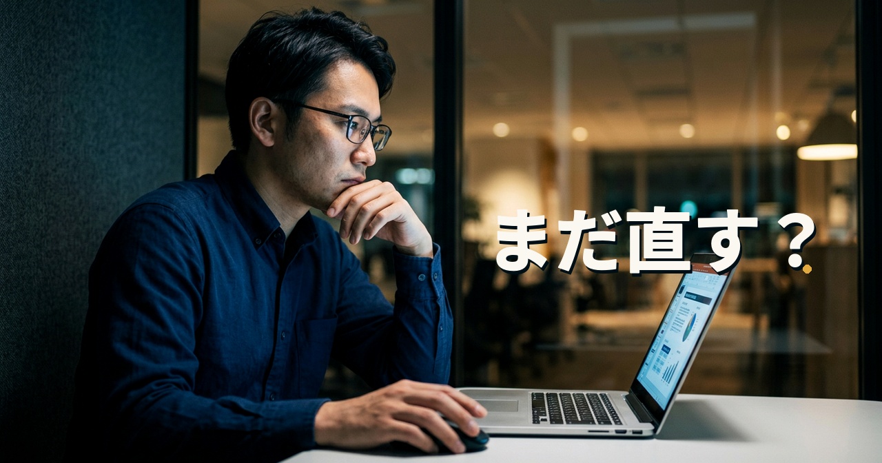 まだ直す?