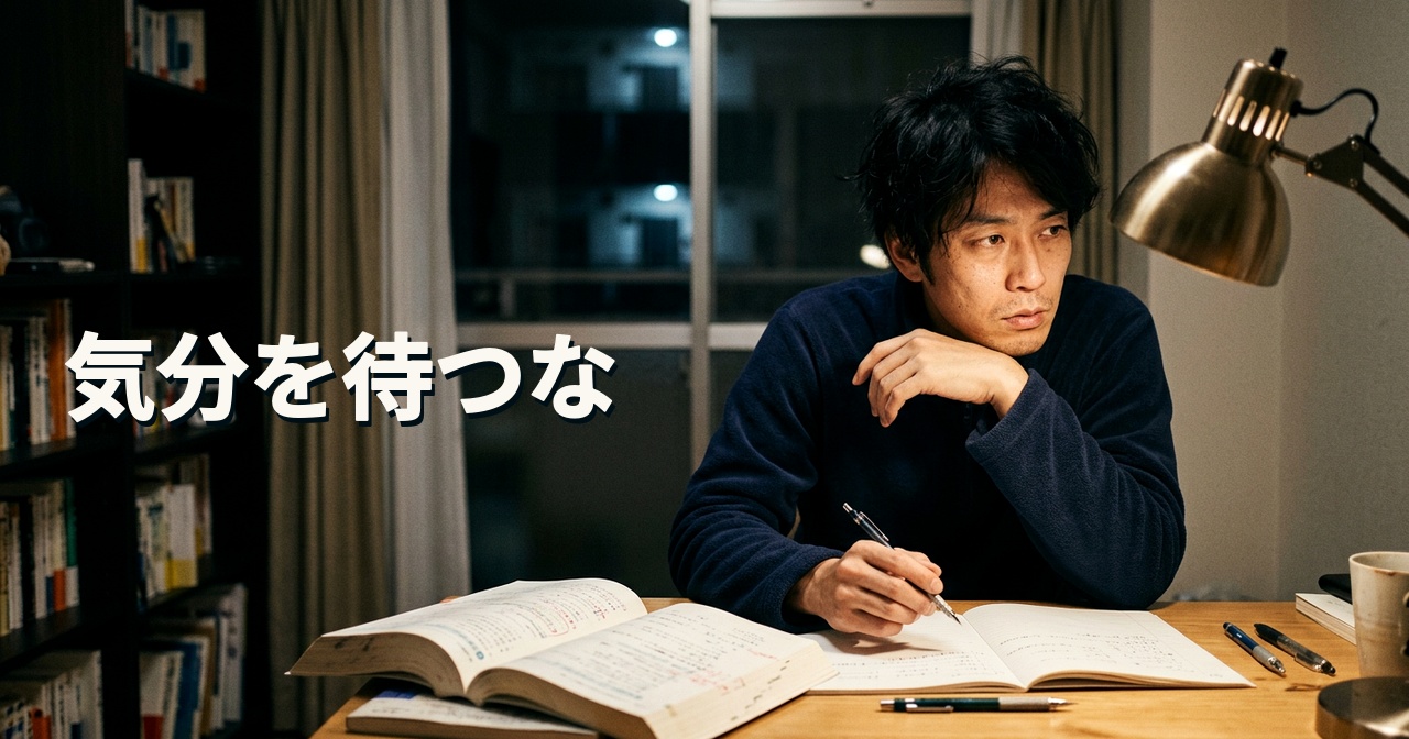 気分を待つな