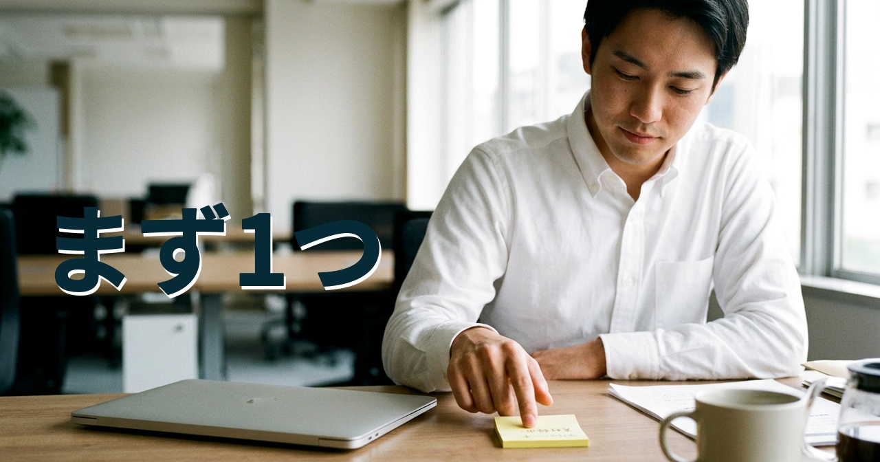 まず1つ