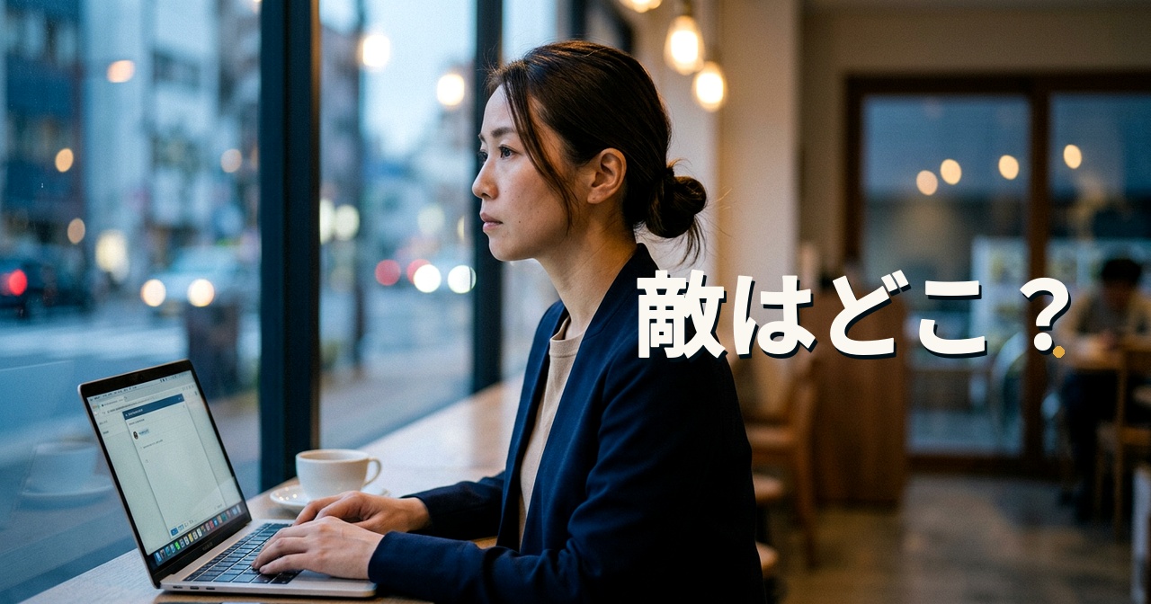 敵はどこ?