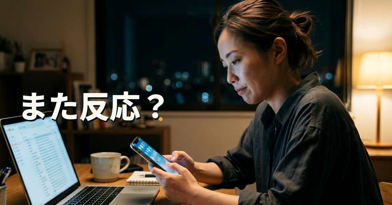 また反応？