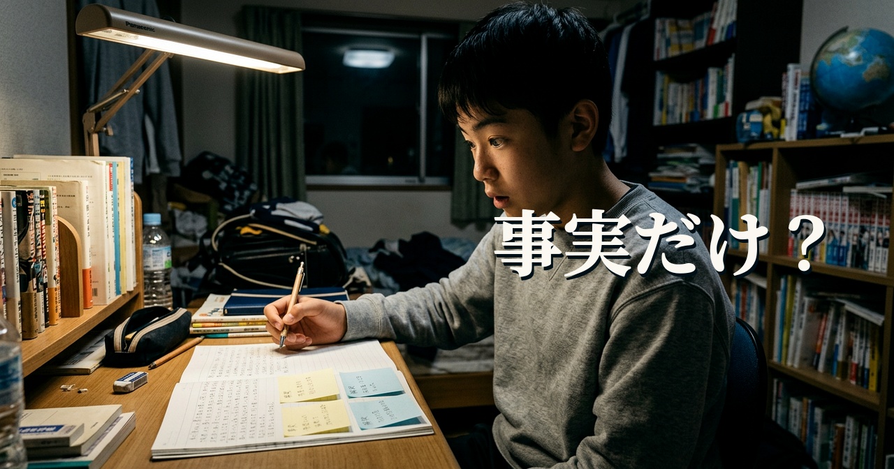 事実だけ?