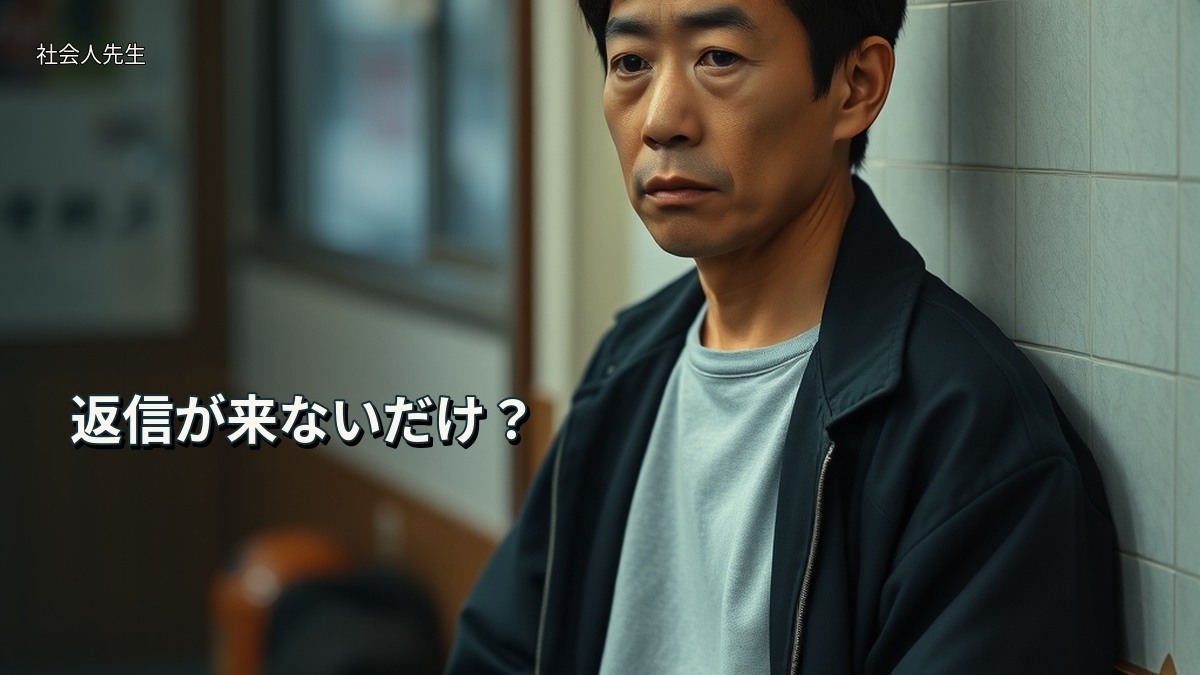 返信が来ないだけ?
