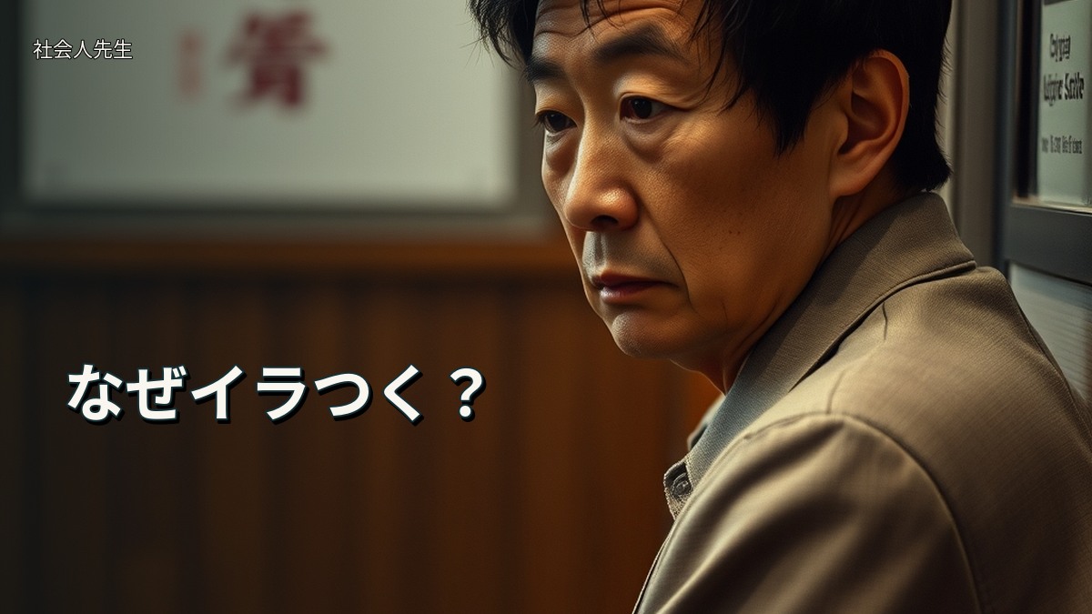 なぜイラつく？