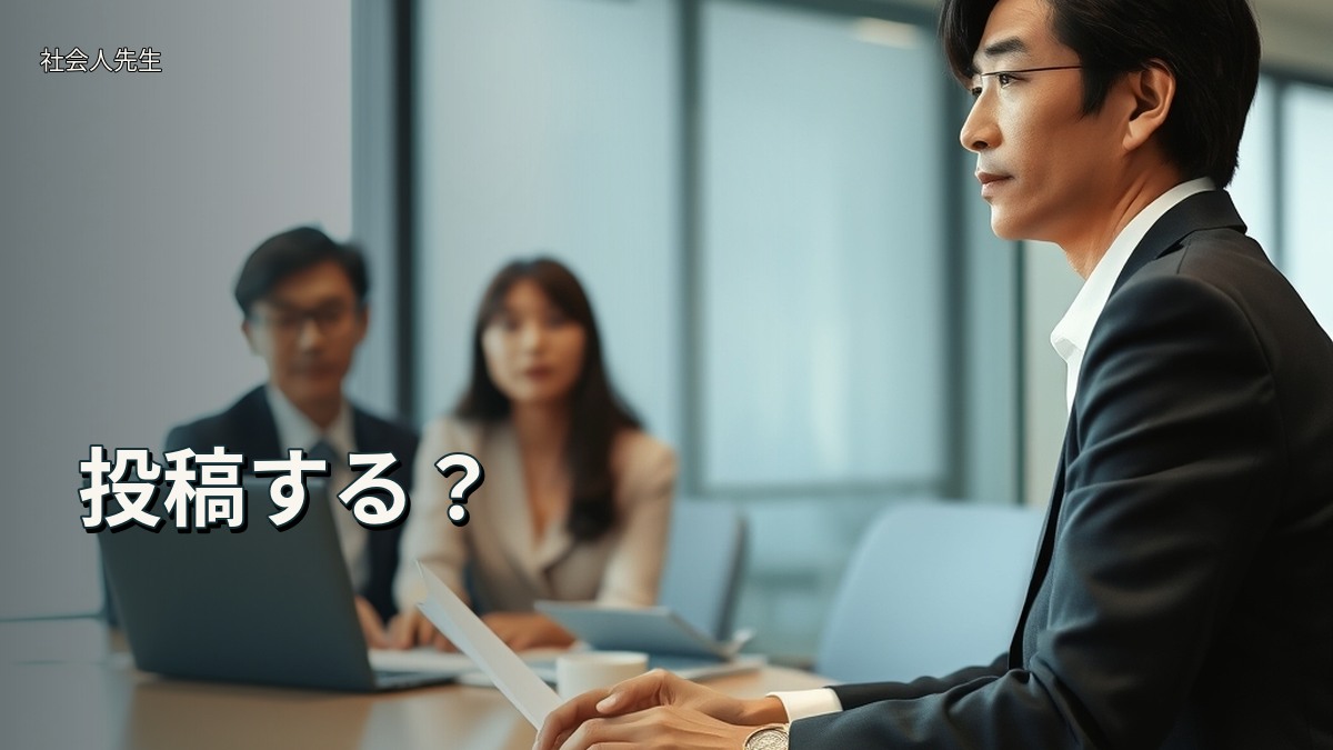 投稿する?