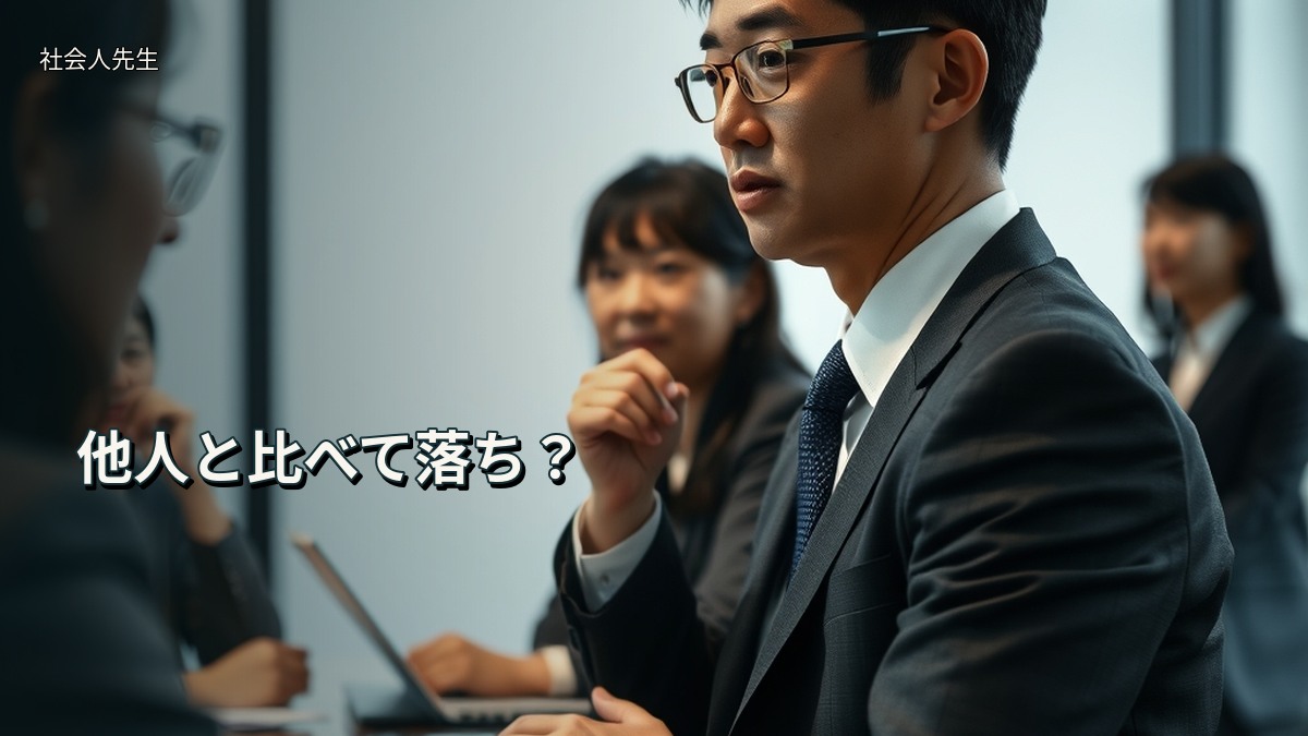 他人と比べて落ち?