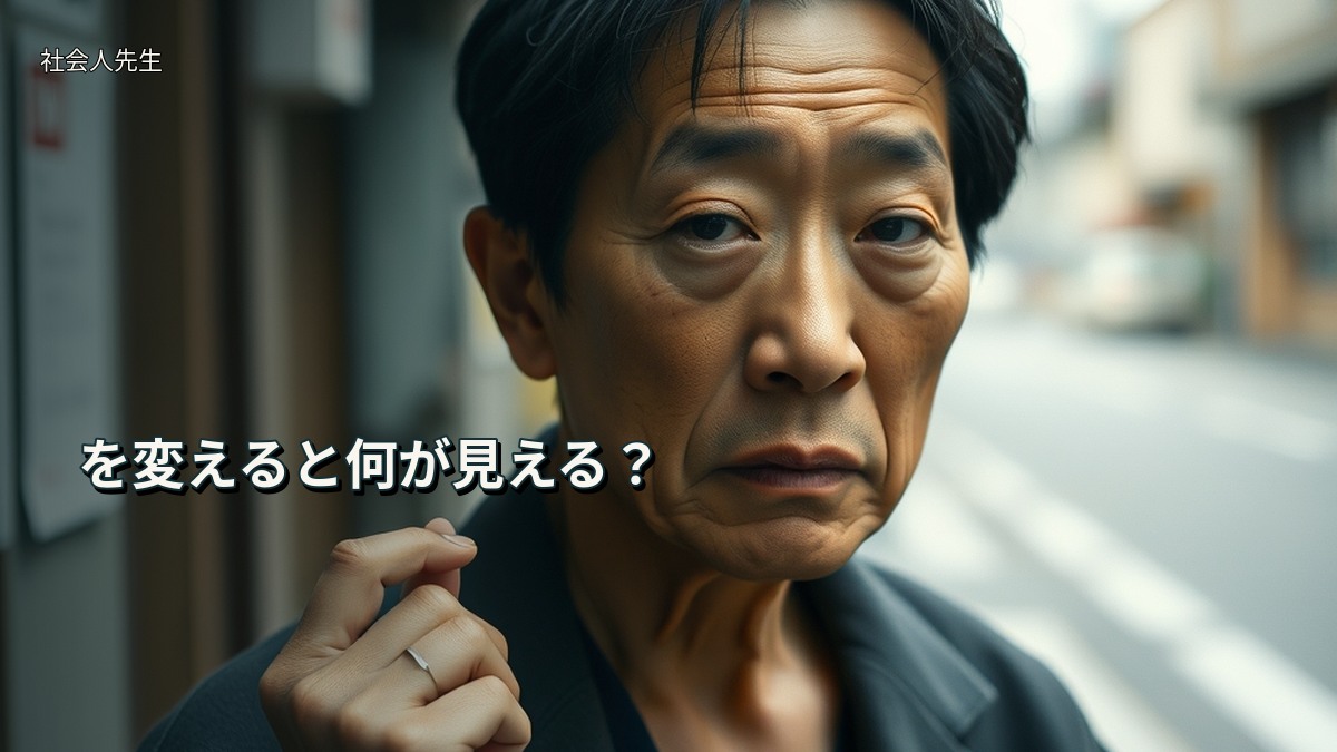 を変えると何が見える？