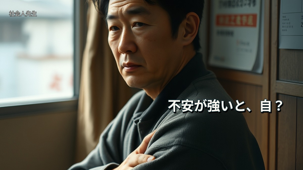 不安が強いと、自?