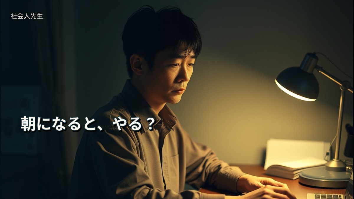 朝になると、やる?