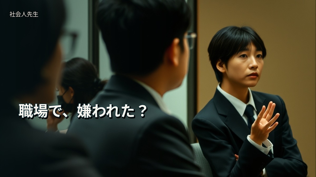 職場で、嫌われた?