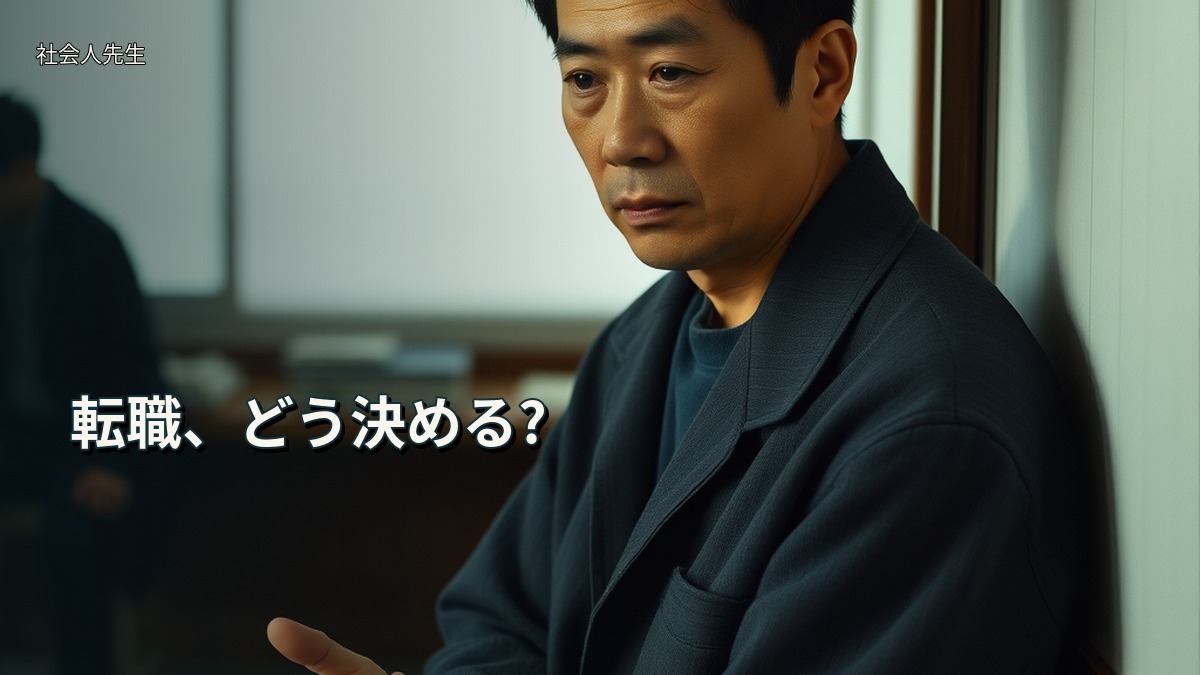 転職、どう決める?