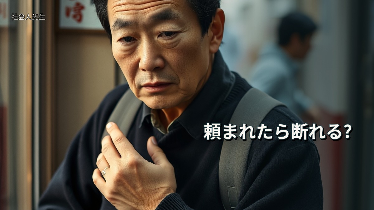 頼まれたら断れる?