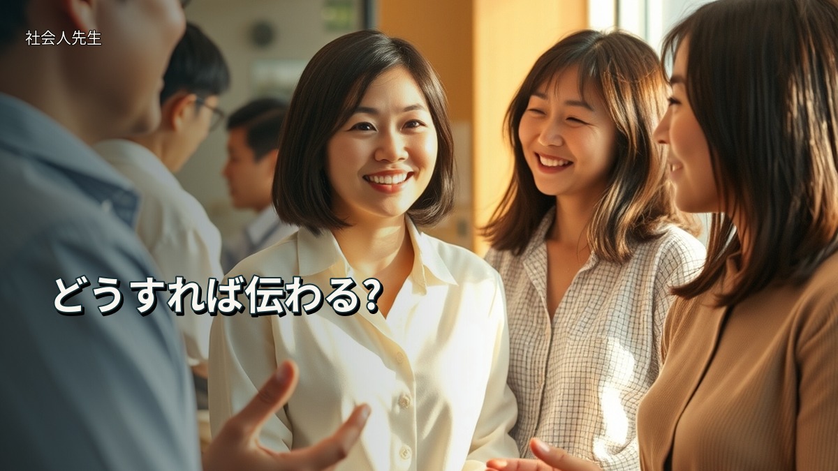 どうすれば伝わる?