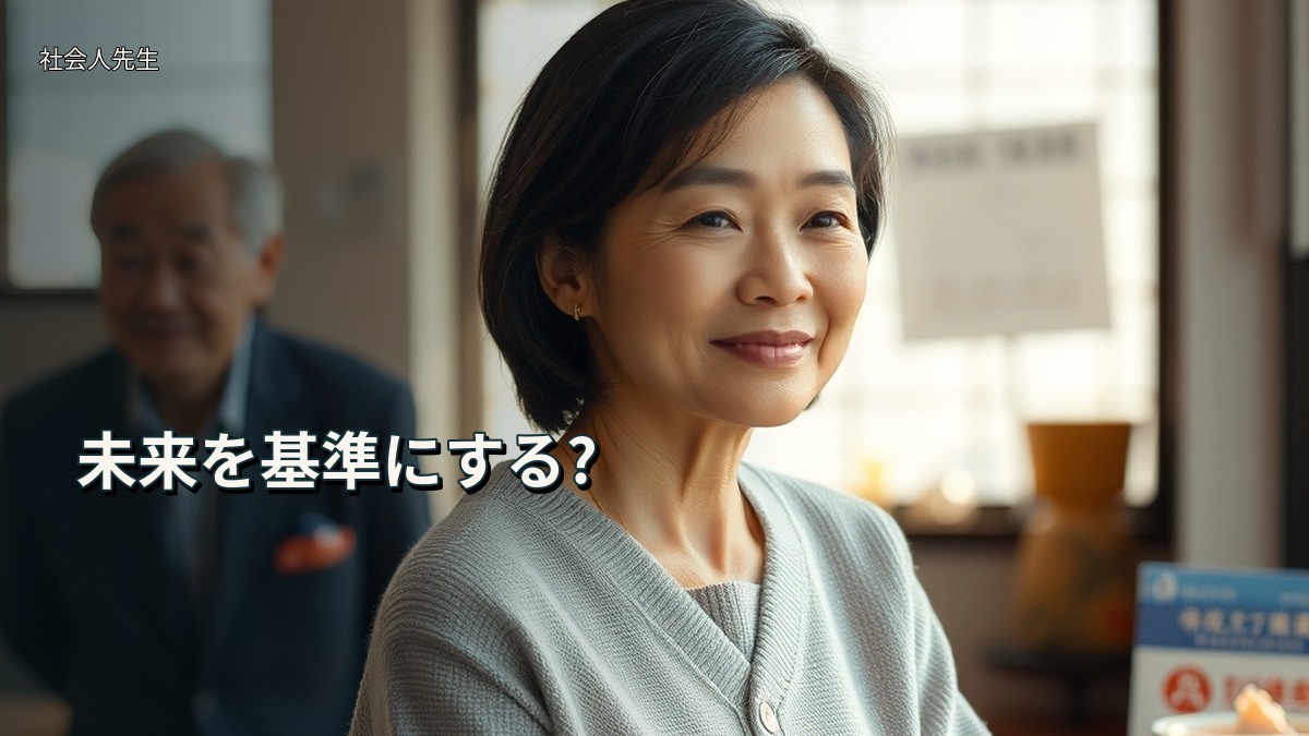 未来を基準にする?