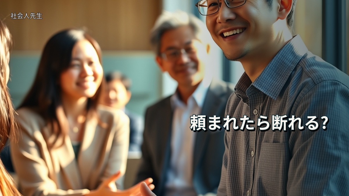 頼まれたら断れる?