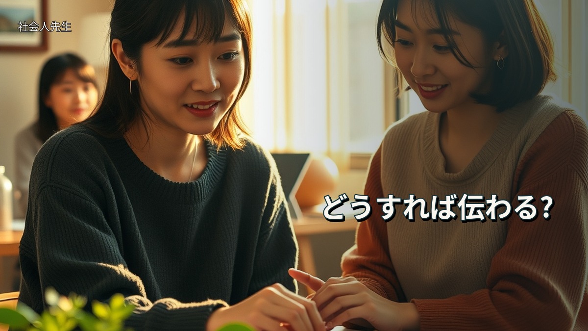 どうすれば伝わる?