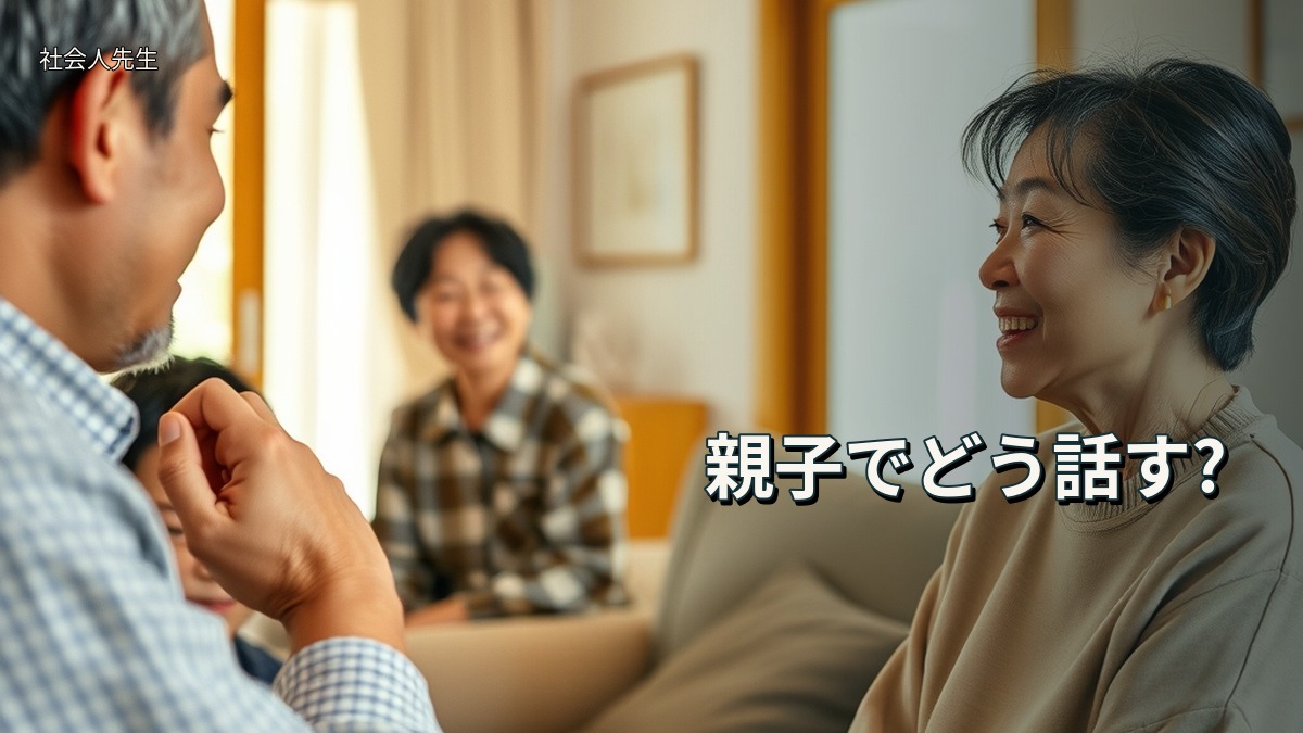 親子でどう話す?