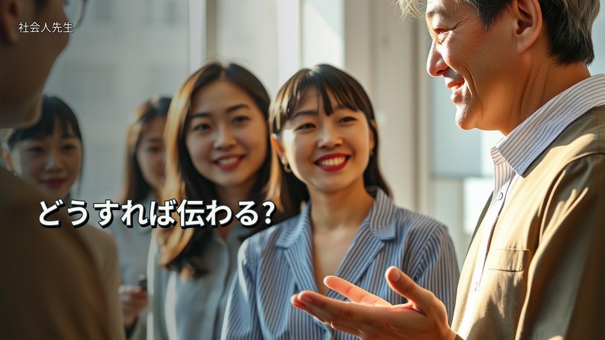 どうすれば伝わる?