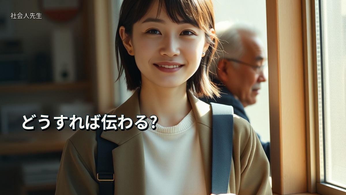 どうすれば伝わる?