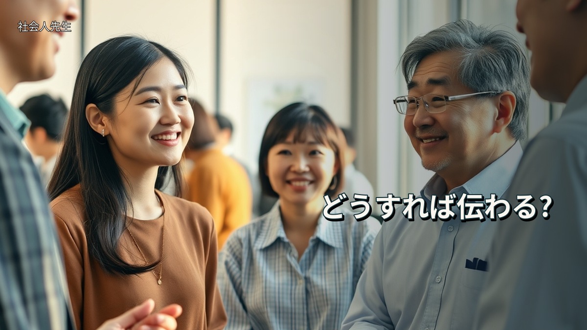 どうすれば伝わる?
