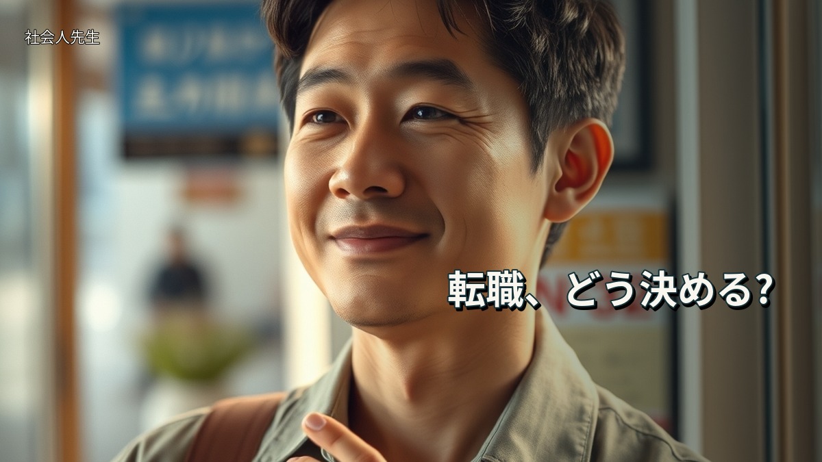転職、どう決める?