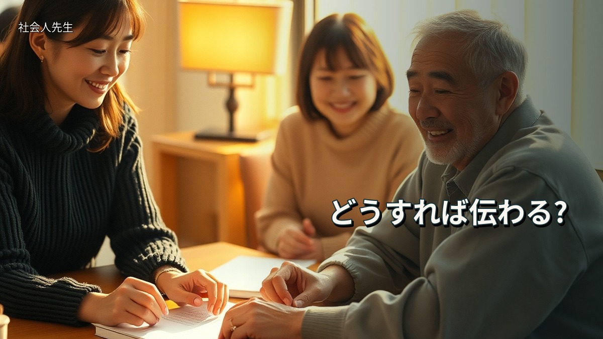 どうすれば伝わる?